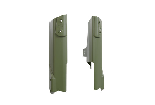 Fork guards/shock covers Revolution HONDA XL 750 Transalp 23-25 color dark green - only with Racetech lower fender