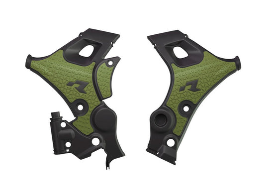 Frame guards Revolution HONDA XL 750 Transalp 23-25 color dark green/black