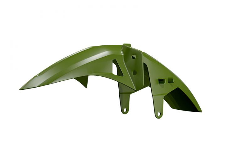 Front fender lower Revolution HONDA XL 750 Transalp 23-25 YAMAHA T7 Tenere 700 19-24 color dark green - for Honda Transalp only with Racetech fork guards