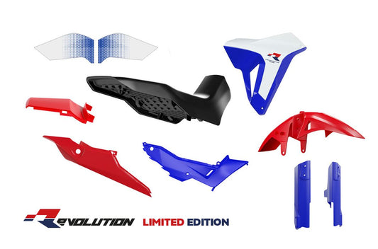 Plastics kit with seat Revolution HONDA XL 750 Transalp 23-25 color black/white/red