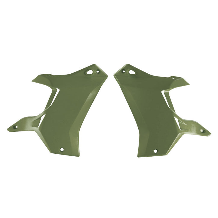 Radiator shrouds (left/right) T7 Revolution YAMAHA Tenere 700 19-24 color dark green