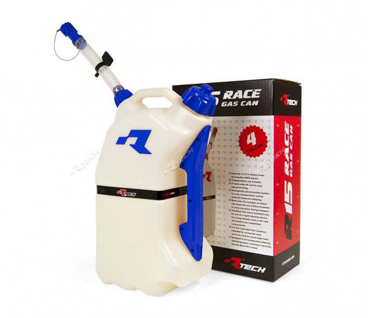 Quick-fill motorcycle canister 15L color blue