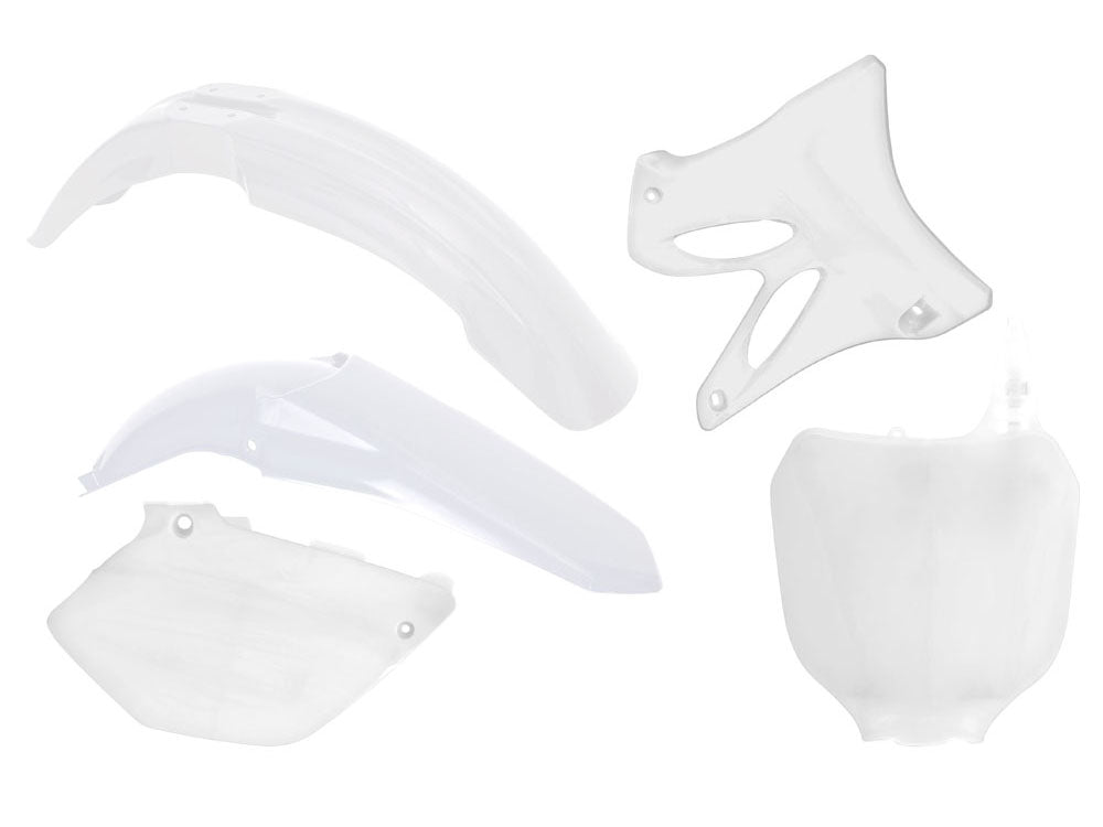 Plastics kit YAMAHA YZ 125/250 02-05 color white (YAKIT301046, YA301E046)