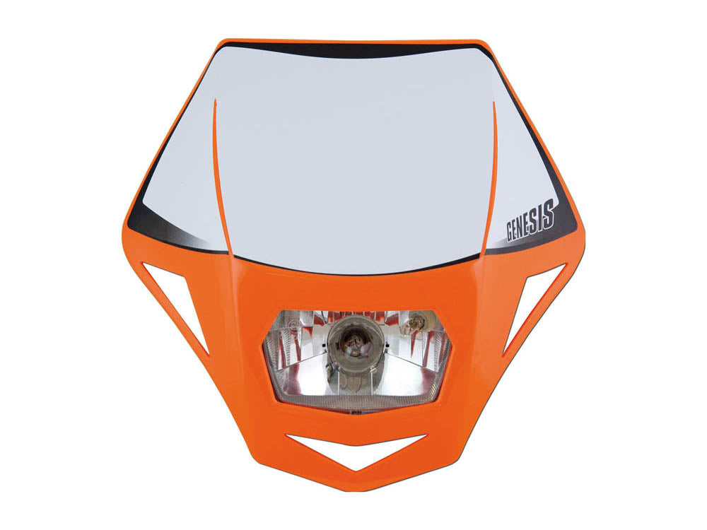 Front headlight Genesis color orange