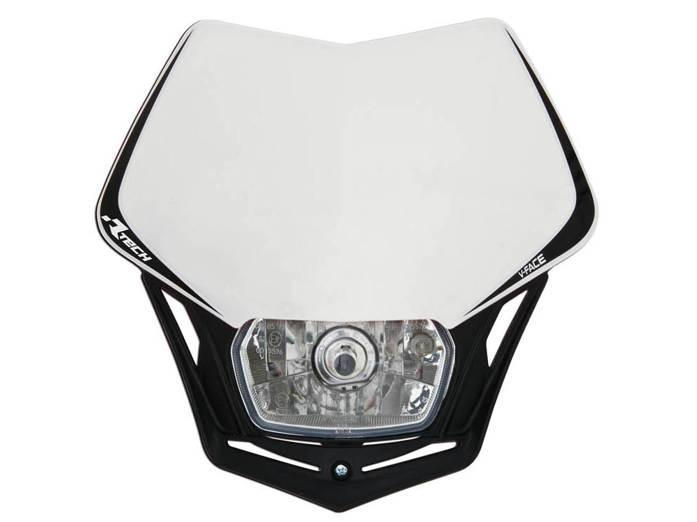 Front headlight V-Face color black/white
