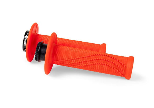 Grips R20 Lock-On (22+25mm) color neon orange + 8 throttle tube adapters