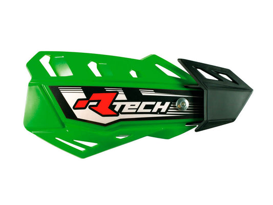 Handguards FLX Cross/Enduro color green (with 2 types of handlebar and grip mounts)