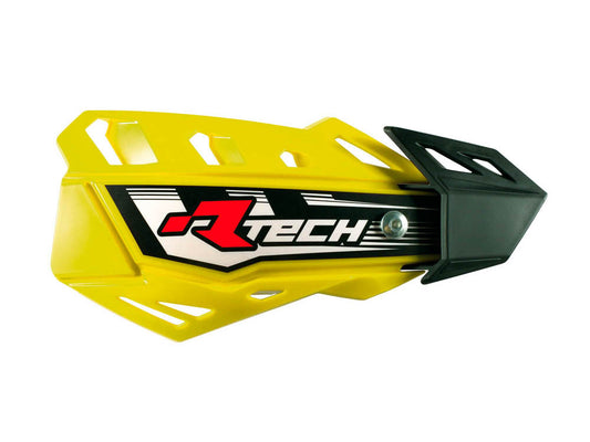 Handguards FLX Cross/Enduro color yellow (with 2 types of handlebar and grip mounts)