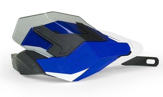 Handguards HP3 Adventure color white blue - without mounts