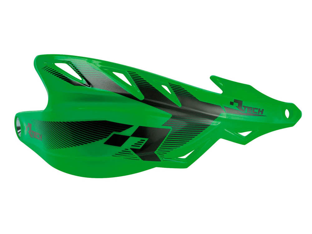 Handguards Raptor color green (with 22.2mm and 28.6mm handlebar mounts)