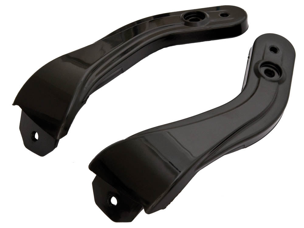 Plastic side covers shielding aluminum mounts for VERTIGO ALU/ATV and FLX ALU/ATV handguards color black