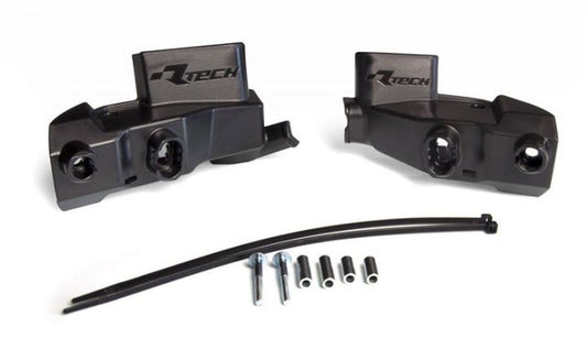 Mounting kit for handbars HP1/HP2/HP3 color black (with Nissin clutch and brake pump guards)