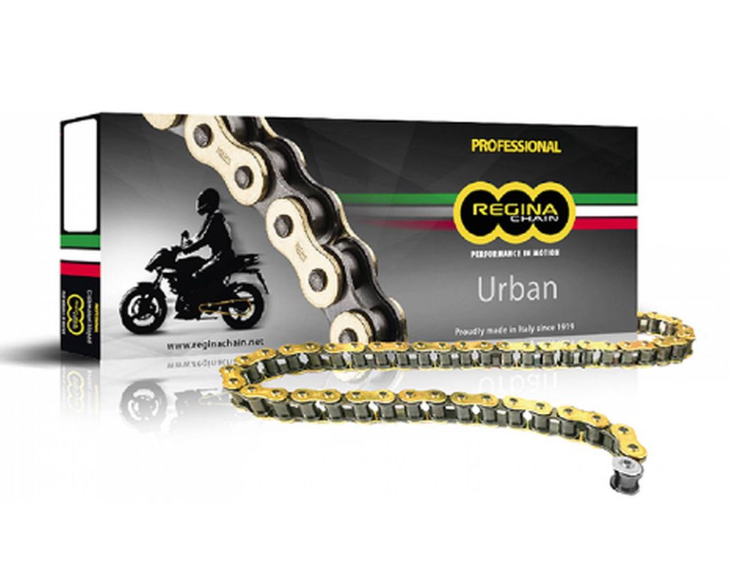 Drive chain 520RT (114 links) Touring-Street up to 250 cc gold (clip) (135RT/1003) (non-O-ring)