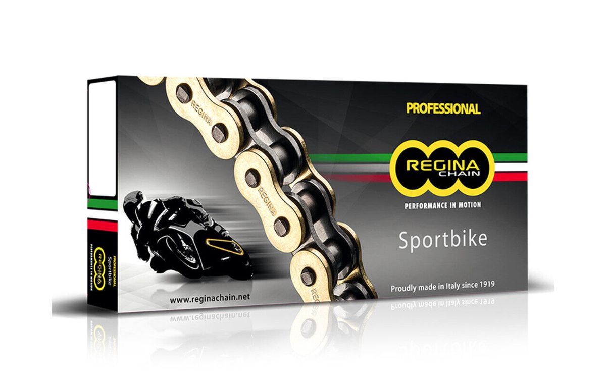 Drive chain 525ZRP (116 links) Z-ring Maximoto up to 1300 cc gold (rivet link)