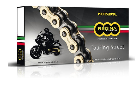 Drive chain 530ZRT (108 links) Z-ring Touring-Street up to 1000 cc gold (rivet link) (136ZRT/006)