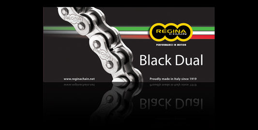 Drive chain 520ZRA (112 links) Z-ring Dual up to 600 cc black (clip + rivet link)