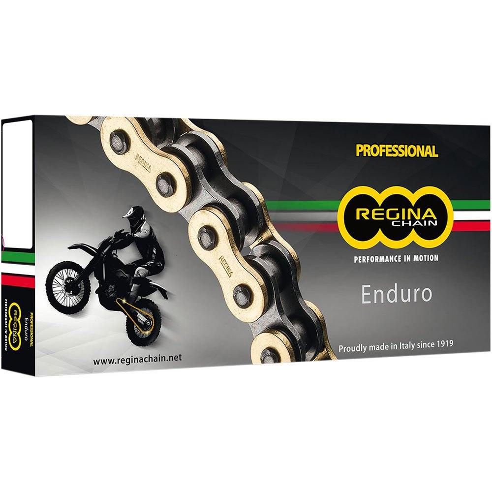 Drive chain 520ZSE (120 links) Z-ring Enduro Ultralight up to 500 cc (gold) (clip + solid rivet + hollow rivet)
