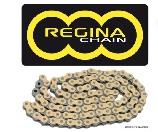 Drive chain 525ZRT (108 links) Z-ring Touring-Street up to 900 cc gold (clip + rivet link)