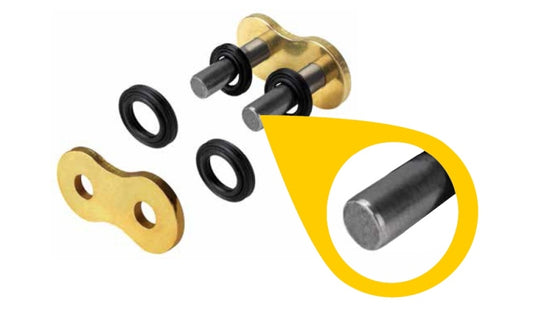 Rivet link for chain 520RH2 (19/135RH2) (gold)