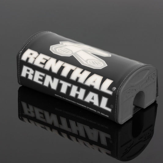 Handlebar pad FATBAR Black color black with RENTHAL logo