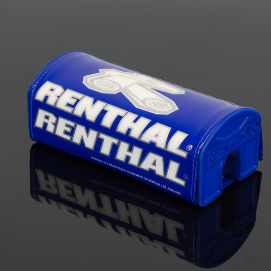 Handlebar pad FATBAR Pad Blue color blue with RENTHAL logo