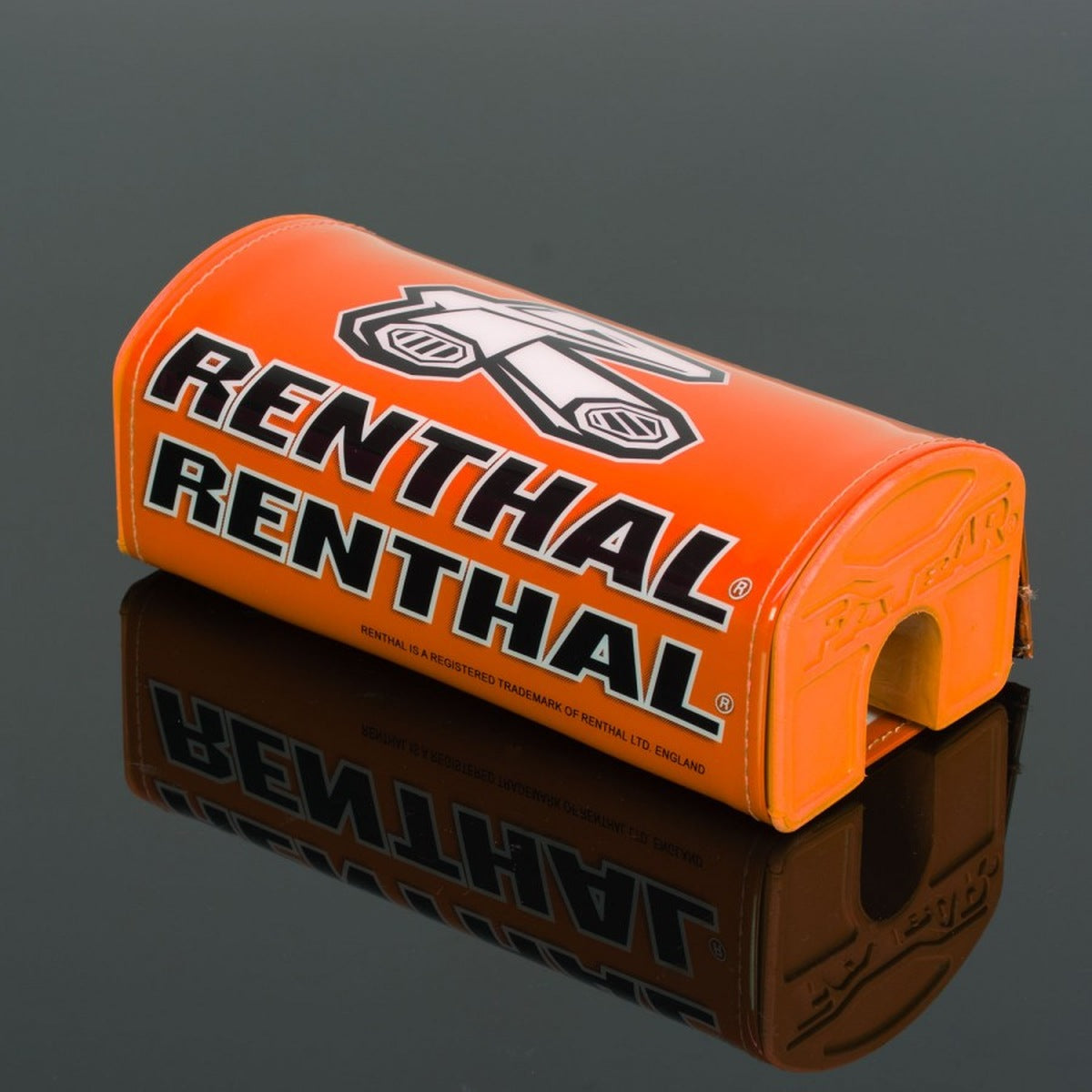 Handlebar pad FATBAR Pad Orange color orange with RENTHAL logo