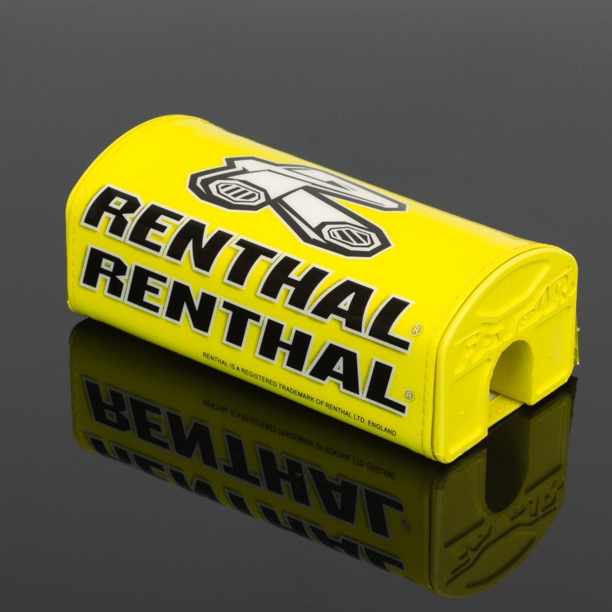 Handlebar pad FATBAR Pad Yellow color yellow with RENTHAL logo