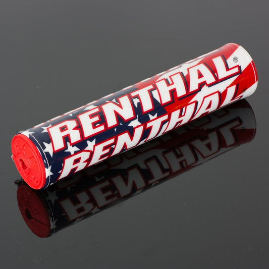 Handlebar pad SX Pad (240 mm) color USA flag with RENTHAL logo