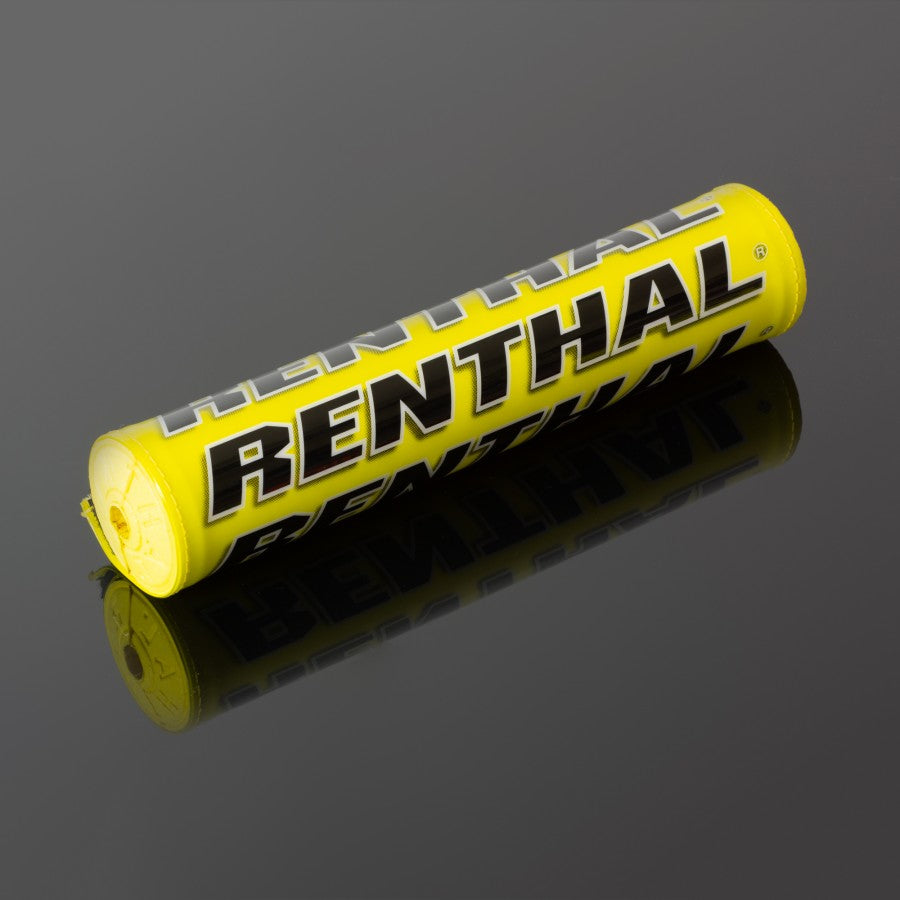 Handlebar pad SX Pad (240 mm) color yellow with RENTHAL logo