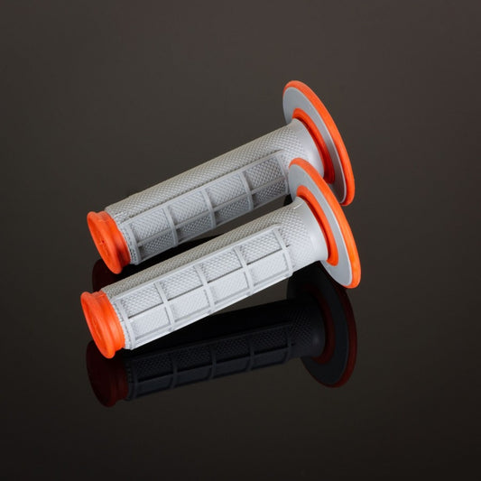 Grips MX Dual Compound 1/2 Waffle, two-component, color gray/orange
