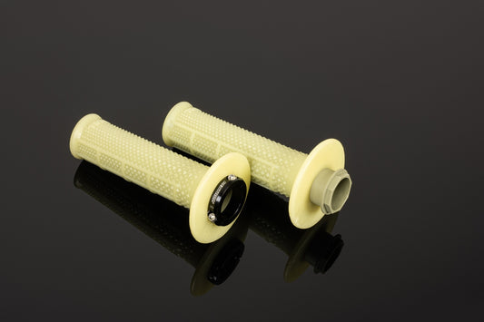 Grips MX R-Works Lock-On Aramid (Tapered) color cream