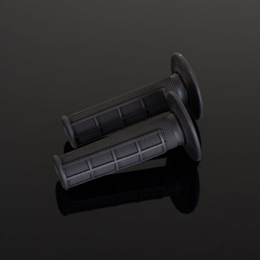 Grips MX Single Compound Diamond/Waffle Firm, OEM hardness, single-component color black