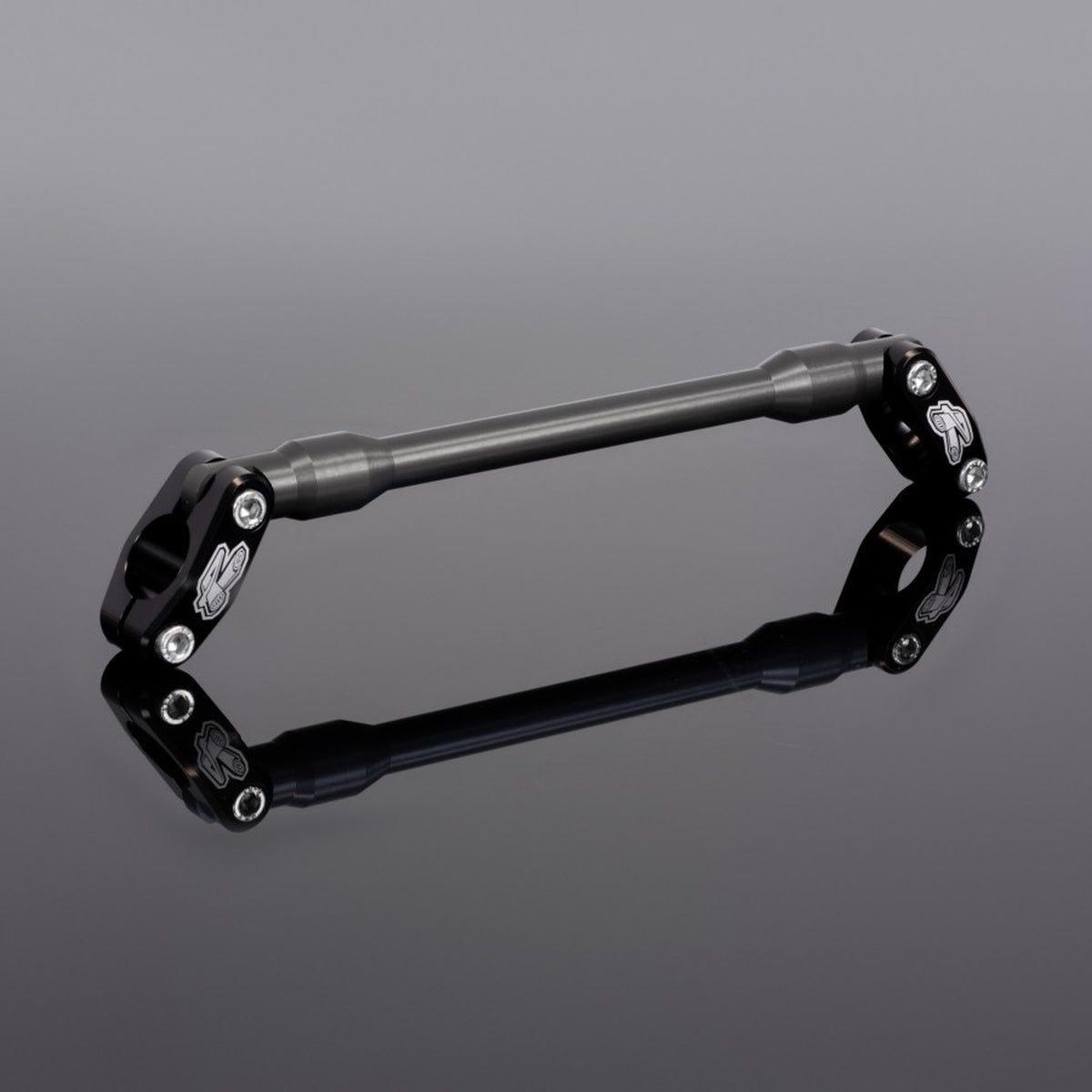 Handlebar cross brace 7/8 inch (22 mm) Road Bar Cross Brace Set gray color