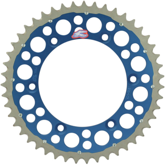 Rear sprocket TwinRing 270 48 (steel-aluminum) color blue YZ/YZF/WR (JTR251.48) (27048)