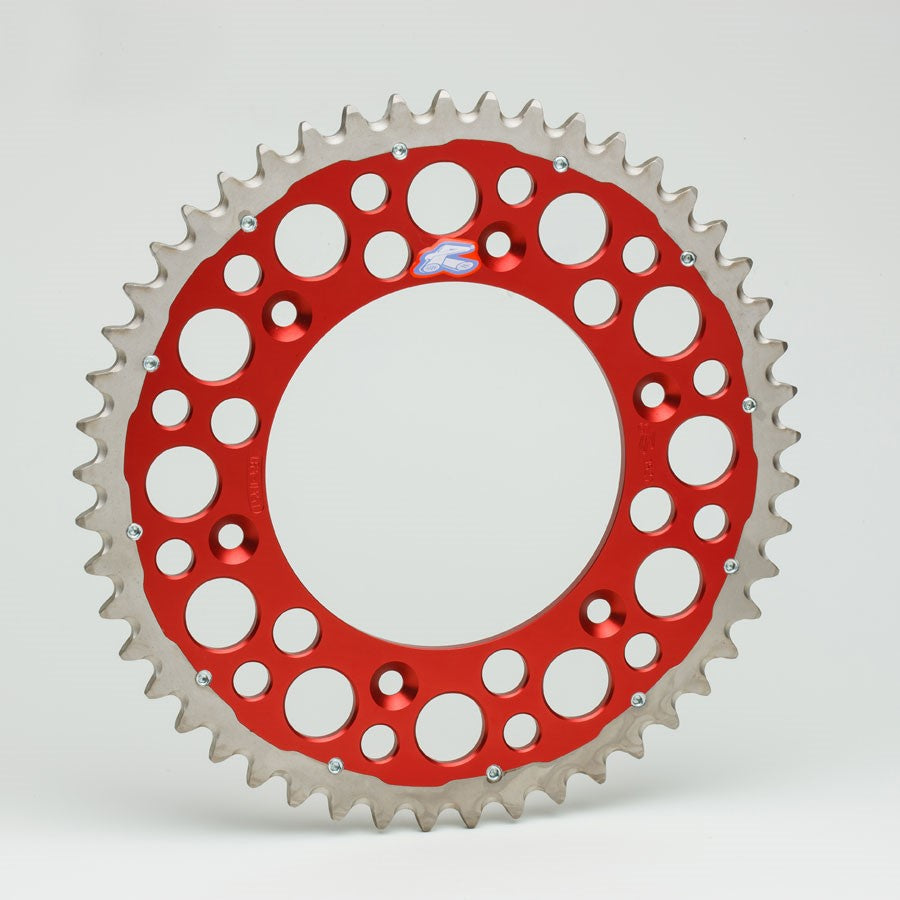 Rear sprocket TwinRing 289 50 (steel-aluminum) color red Honda CR/CRF (JTR210.50) (28950)