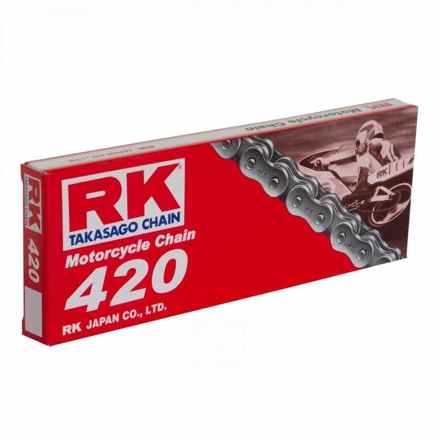 Drive chain 420-120 clip (CL) included standard color (capacity: up to 125 cc) (18.5 kN)
