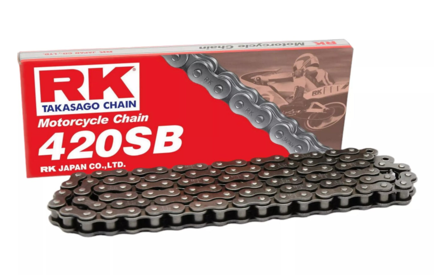 Drive chain 420SB-136 clip (CL) included standard color (capacity: up to 125 cc) (18.5 kN)