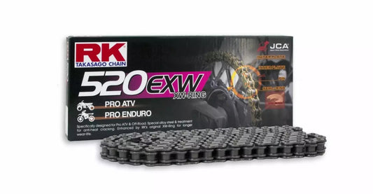 Drive chain 520EXW-128 (XW-ring) rivet link (CLF) included standard color (capacity: up to 750 cc) (34.3 kN)