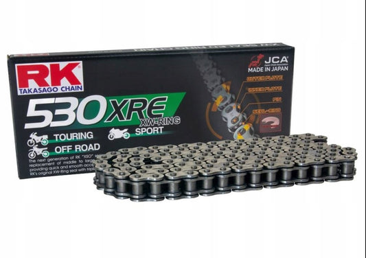 Drive chain 530XRE-118 (XW-ring) rivet link (CLF) included standard color (capacity: up to 1400 cc) (44 kN)