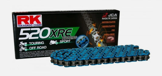 Drive chain BB520XRE-120 (XW-ring) rivet link (CLF) included color blue (capacity: up to 800 cc) (36.5 kN)