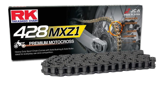 Drive chain (Motocross) 428MXZ1-136 clip (CL) included standard color (capacity: up to 150 cc) (27 kN)