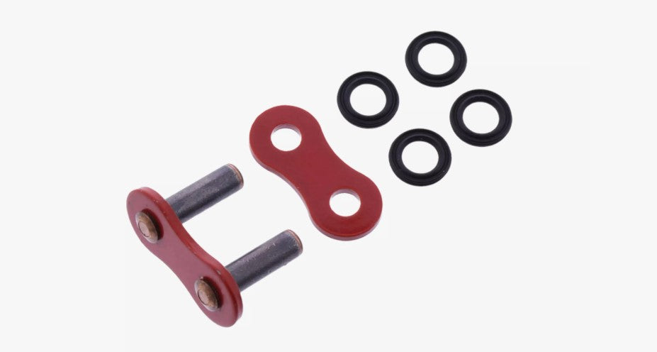 Connecting link - rivet link (CLF) RR520XRE (XW-ring) color red (label XSO1/XSO2)