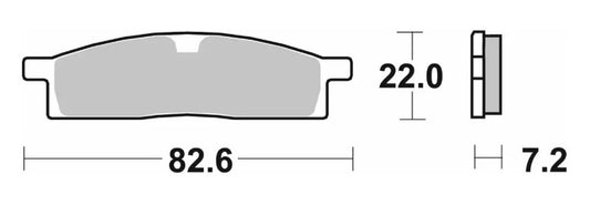 Brake pads NEW KH119 Off-Road sinter gold color