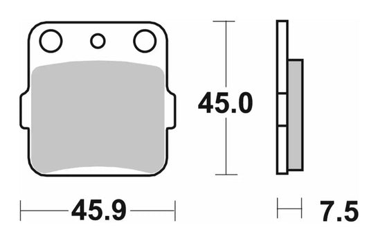 Brake pads NEW KH084 Off-Road carbon