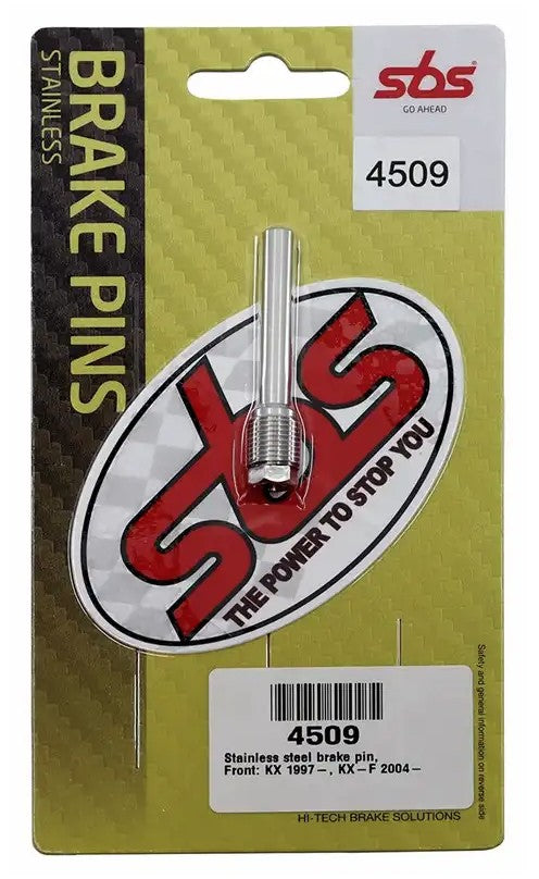 Brake pad hanger (pin) front Kawasaki KX125/250 97-08, KXF250/450 04-18, Suzuki RM-Z250 04-06