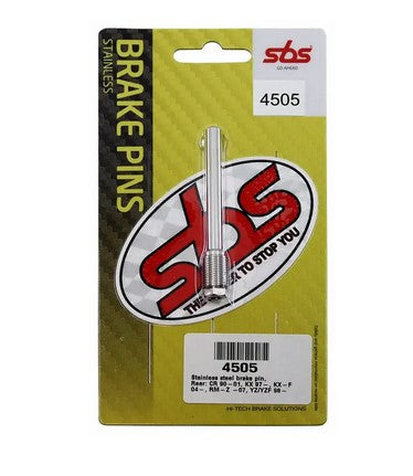 Brake pad hanger (pin) rear Honda CR125/250 90-01, XR, CRM, Kawasaki KX125/250 95-08, KXF250/450 06-16, Suzuki RM125/250, RM-Z250/450 08-16