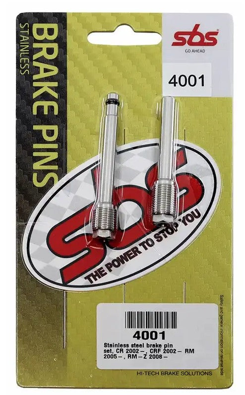 Brake pad hangers (pins) front/rear Honda CR125/250 02-07, CRF250/450 02-20, Suzuki RM125/250 05-09, RM-Z250/450 08-18 - set of 2 pieces