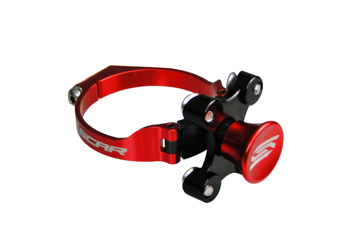 Fork lock (Launch Control) fits: Honda CRF, Kawasaki KX/KXF, Suzuki RM-Z red/black color