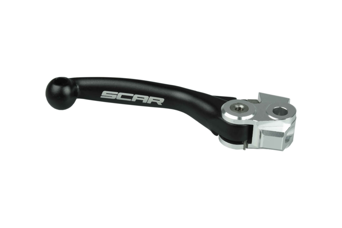 Unbreakable brake lever Braktec GasGas MC125/250 23-25, MC250F 23-25, MC450F 23-25, EC250/300 21-25, Husqvarna TE/FE 22-25 black color