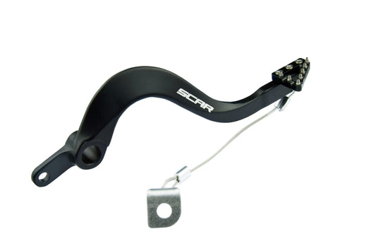 Rear brake pedal Kawasaki KX250 21-25, KX450 19-25, KX450F 06-18 black color